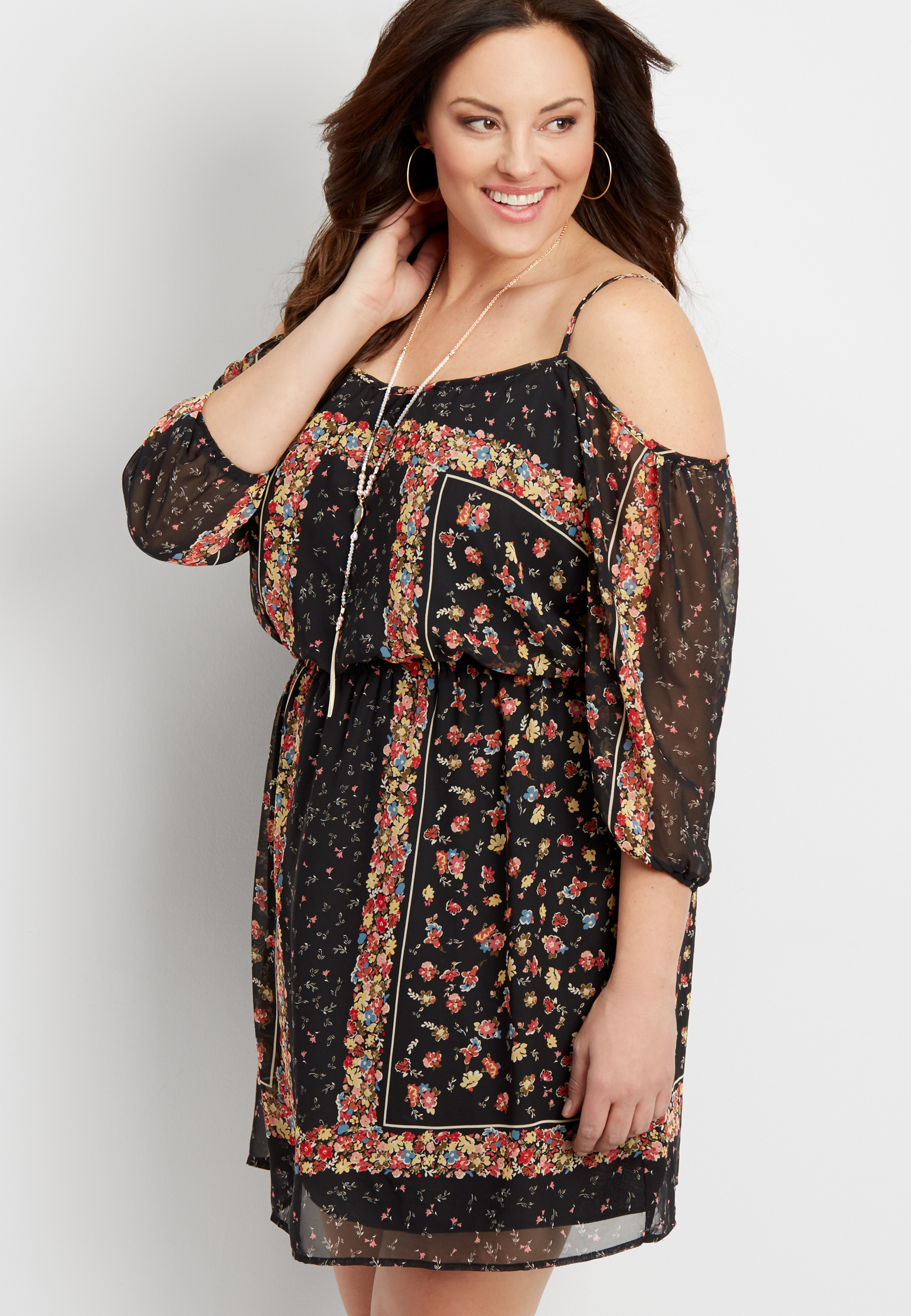 Floral Chiffon Dress